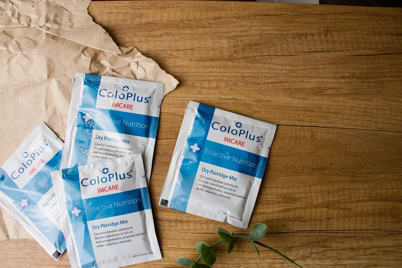 ColoPlus IMCARE-portionspåsar med bovint kolostrum