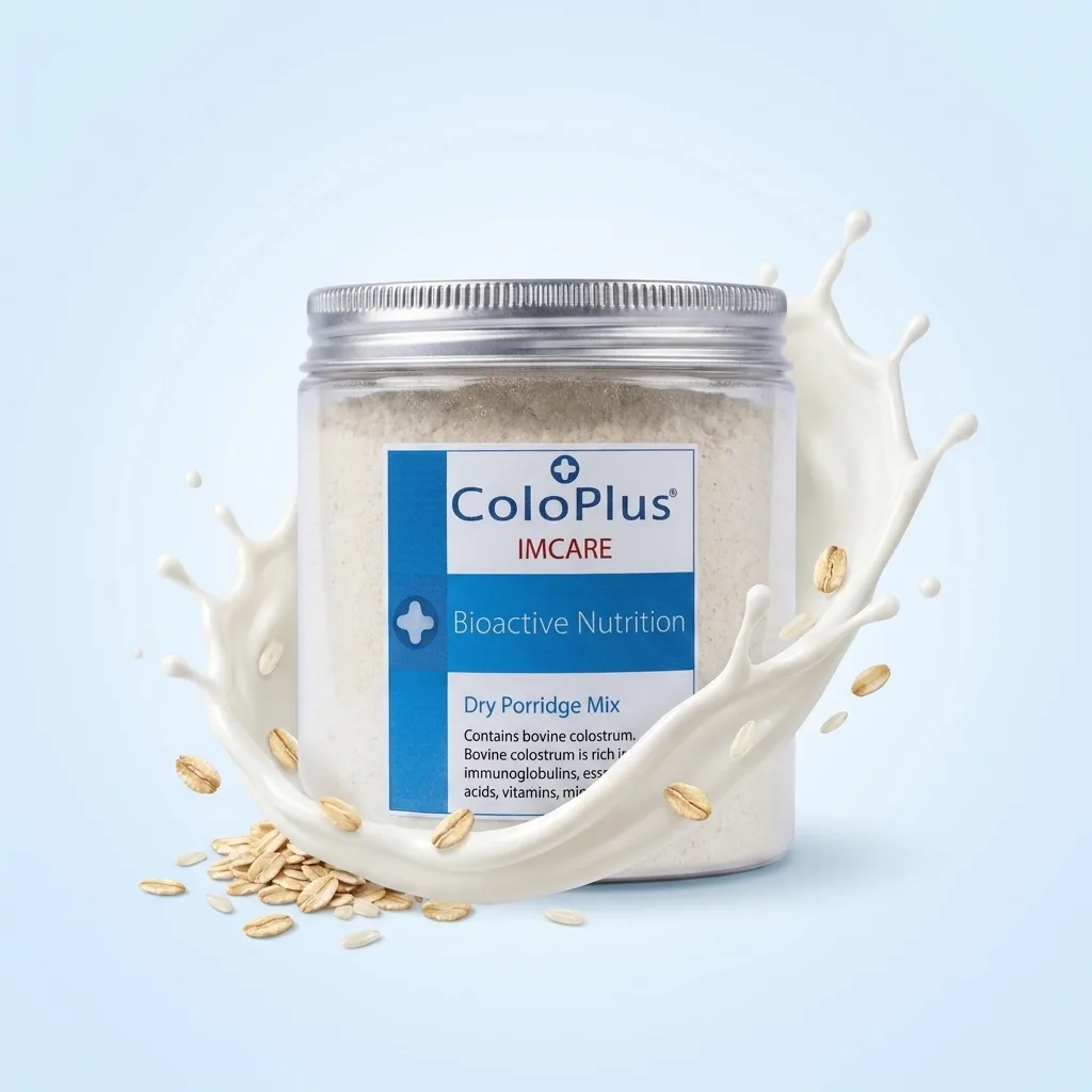 Gyllene kolostrum i rörelse, ColoPlus IMCARE
